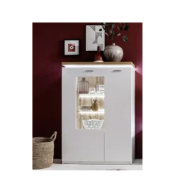 Witryna CALI 98 cm biała*MCA Outlet