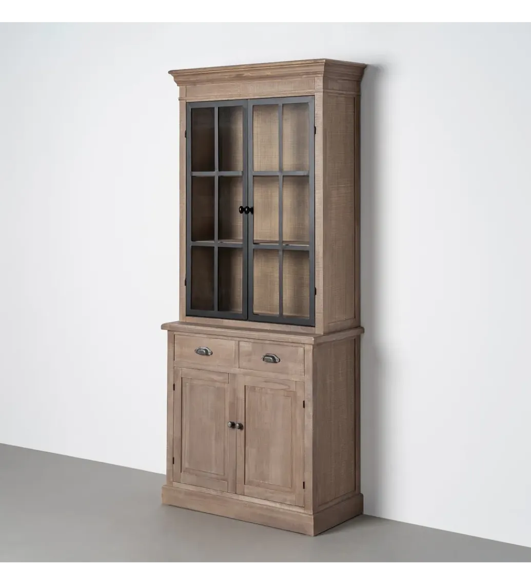 Witryna COTTAGE 135 cm drewno sosny*Zona-Design Clearance
