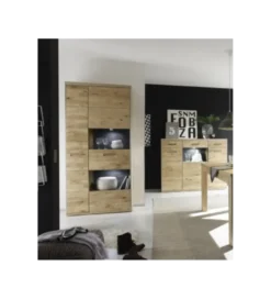 Witryna ESPERO dąb sękaty w kolorze bianco*MCA Clearance