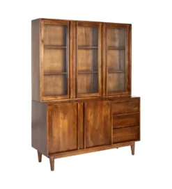 Witryna GARREL 195 cm drewno mango brązowy*Zona-Design Hot