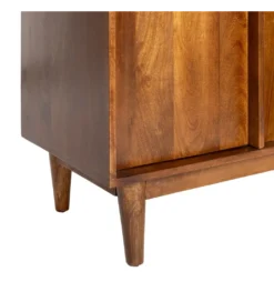 Witryna GARREL 195 cm drewno mango brązowy*Zona-Design Hot