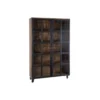 Witryna Iron Craft 115 cm drewno mango czarna*Zona-Design Best