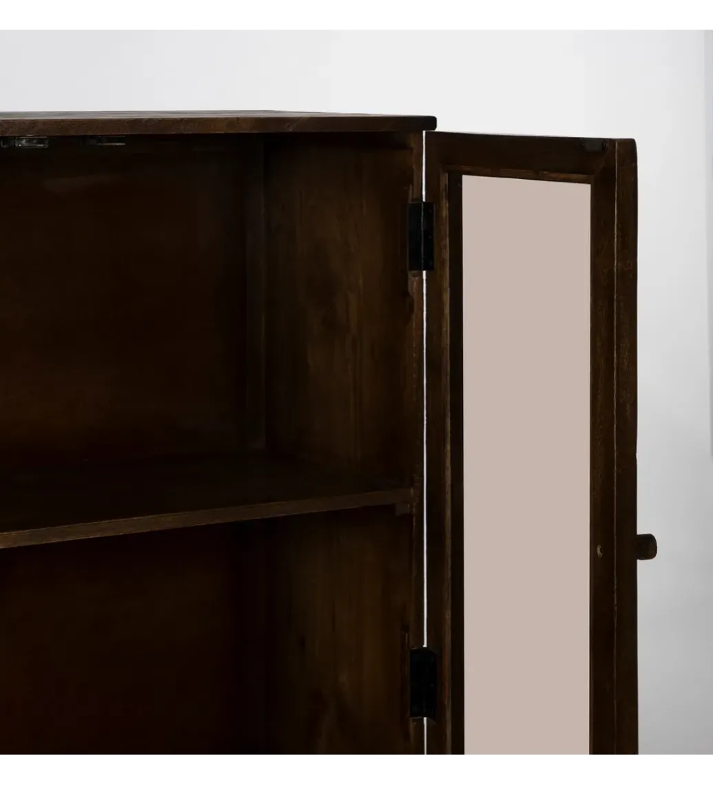 Witryna KOST 140 cm drewno mango brązowy*Zona-Design Outlet