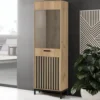 Witryna LAMINO 191 cm kolor naturalnego dębu*Halmar Online
