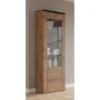 Witryna LARONA 65 cm o wybarwieniu dąb lefkas z kolorem touchwood*Helvetia Best