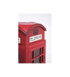 Witryna LONDON TELEPHONE 140 cm czerwona*KARE Outlet