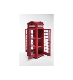 Witryna LONDON TELEPHONE 140 cm czerwona*KARE Outlet