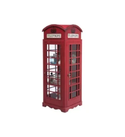 Witryna LONDON TELEPHONE 140 cm czerwona*KARE Outlet