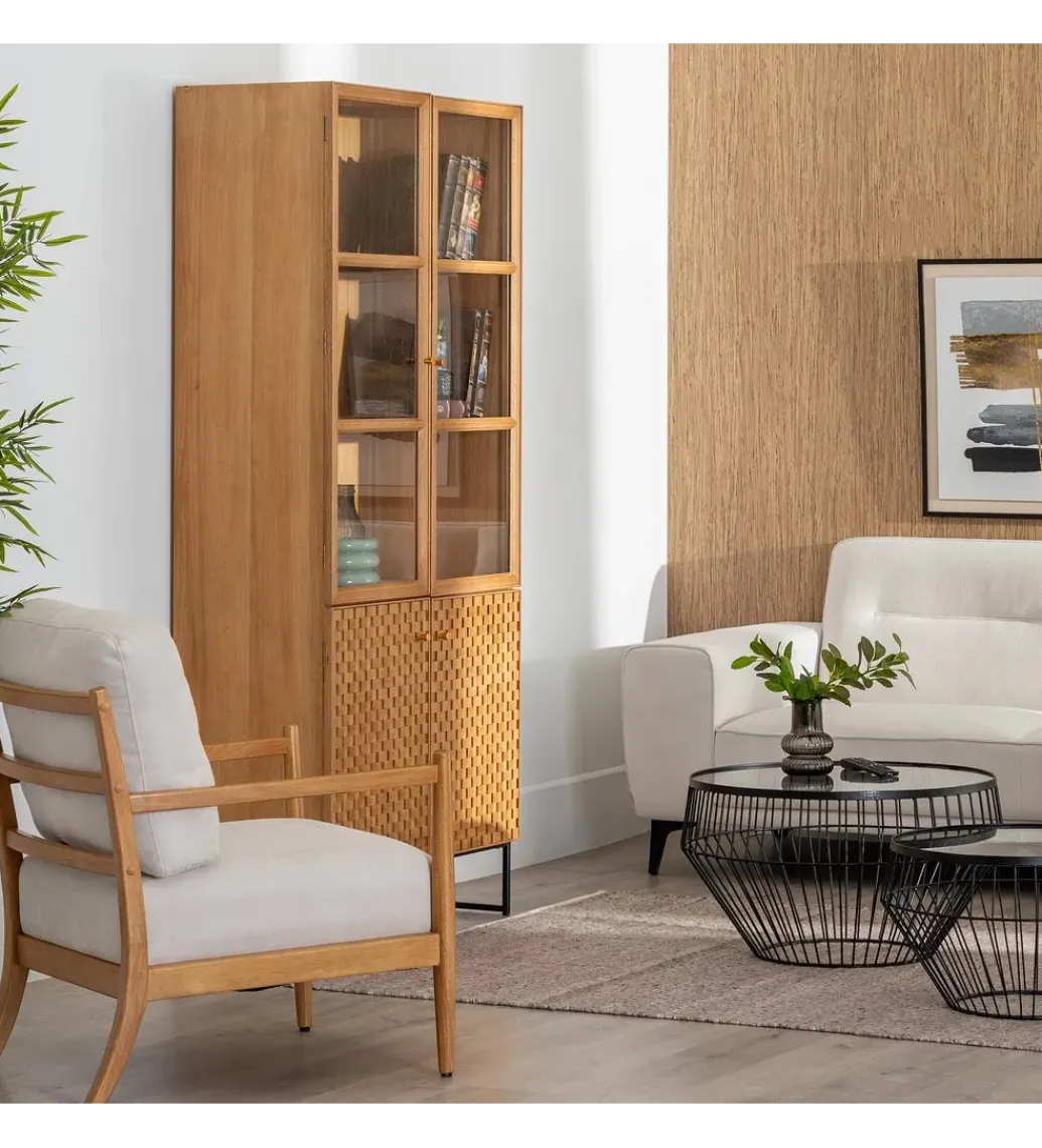 Witryna MARGINI 198 cm naturalna*Zona-Design