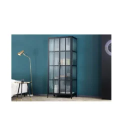 Witryna OLIMPIA 80 cm czarna*Invicta Interior Hot