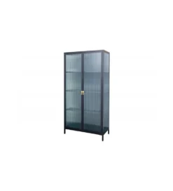 Witryna OLIMPIA II 80 cm czarna*Invicta Interior Best