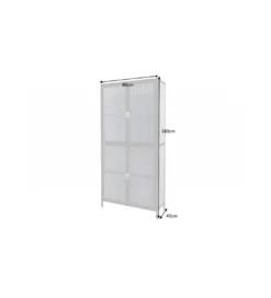 Witryna OLIMPIA II 80 cm czarna*Invicta Interior Discount