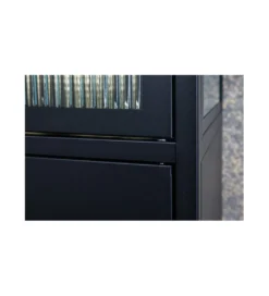 Witryna OLIMPIA III 80 cm czarna*Invicta Interior