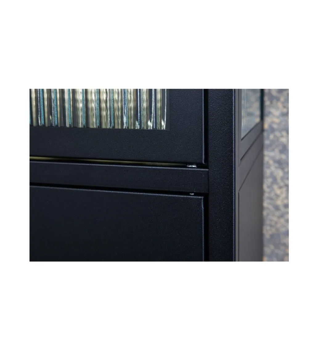 Witryna OLIMPIA III 80 cm czarna*Invicta Interior