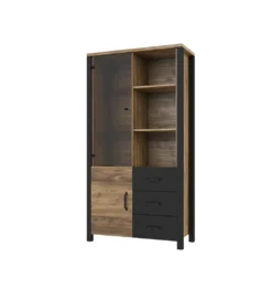 Witryna OLIN WM 101 cm w optyce świerku Appenzeller*Helvetia Sale