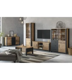 Witryna OLIN WM 101 cm w optyce świerku Appenzeller*Helvetia Sale