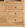 Witryna OMENTA 180 cm drewno mindi naturalna*Zona-Design Discount