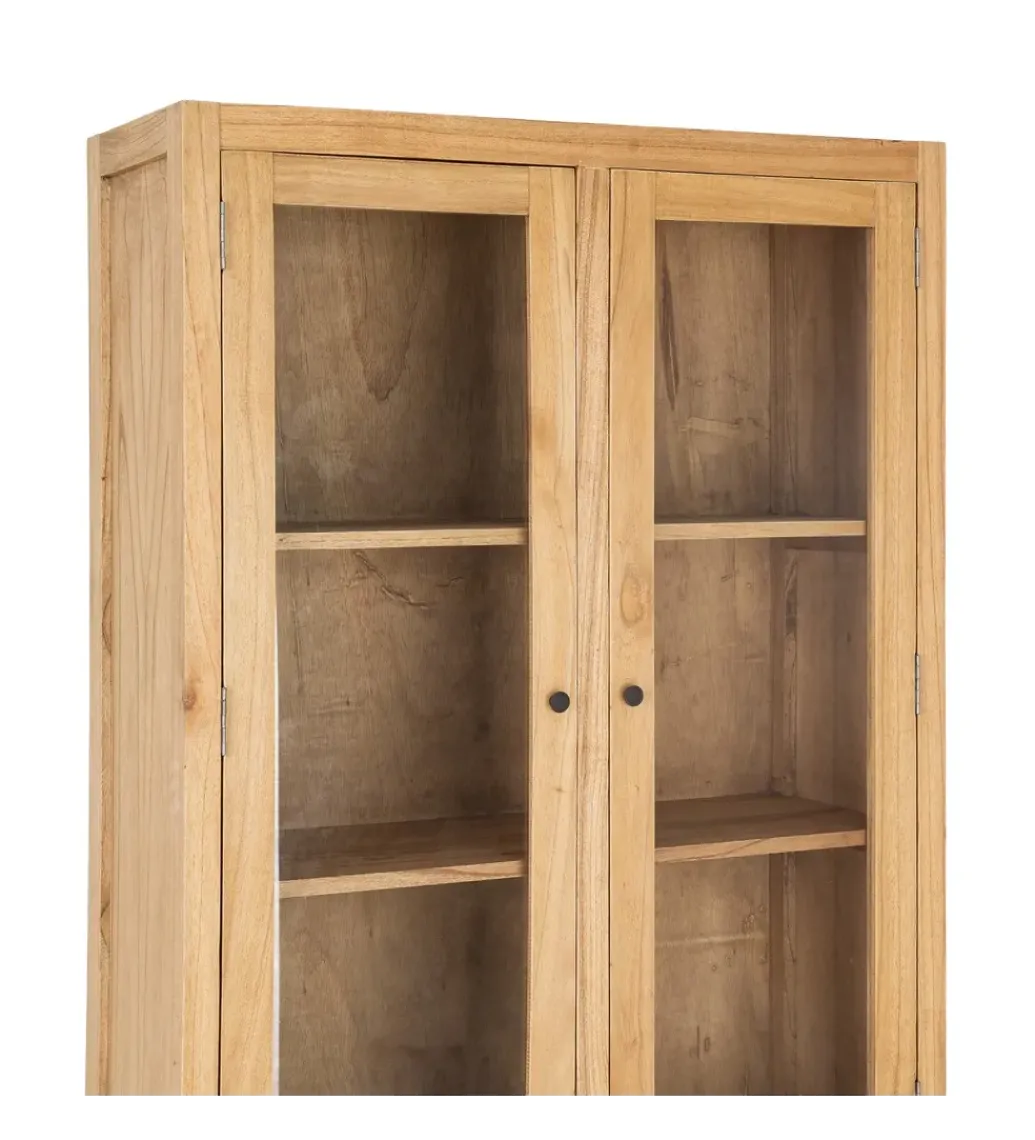 Witryna OMENTA 180 cm drewno mindi naturalna*Zona-Design Discount