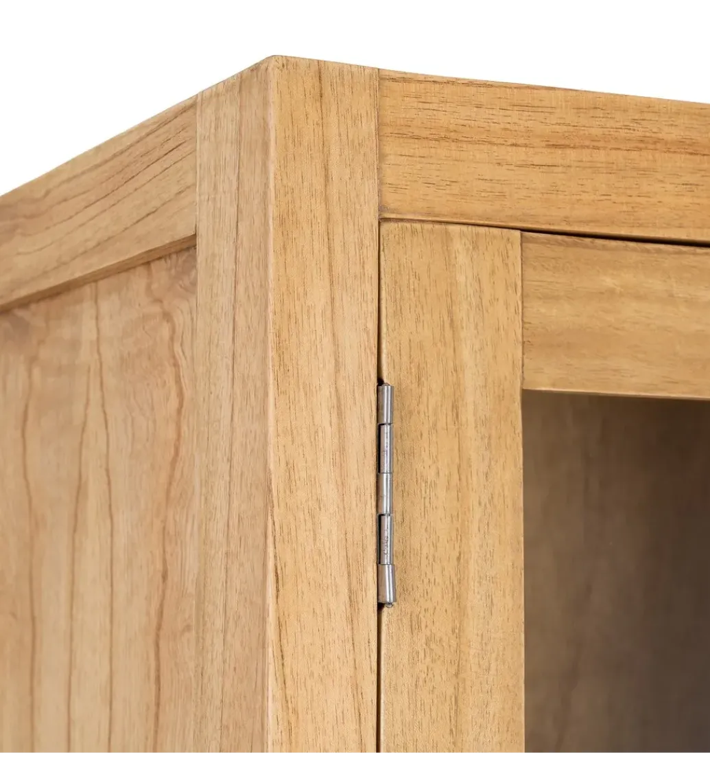 Witryna OMENTA 180 cm drewno mindi naturalna*Zona-Design Discount