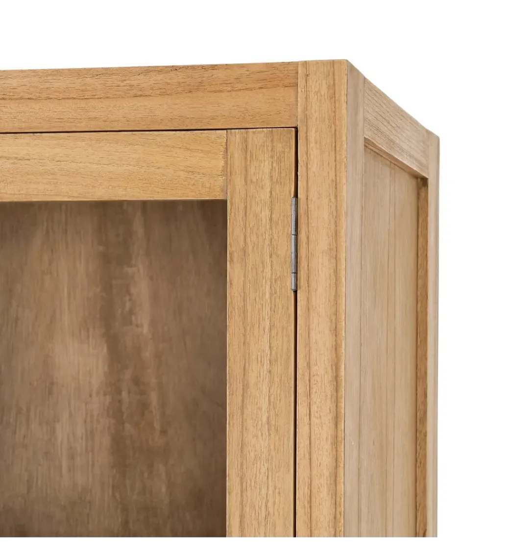 Witryna OMENTA 180 cm drewno mindi naturalna*Zona-Design Discount