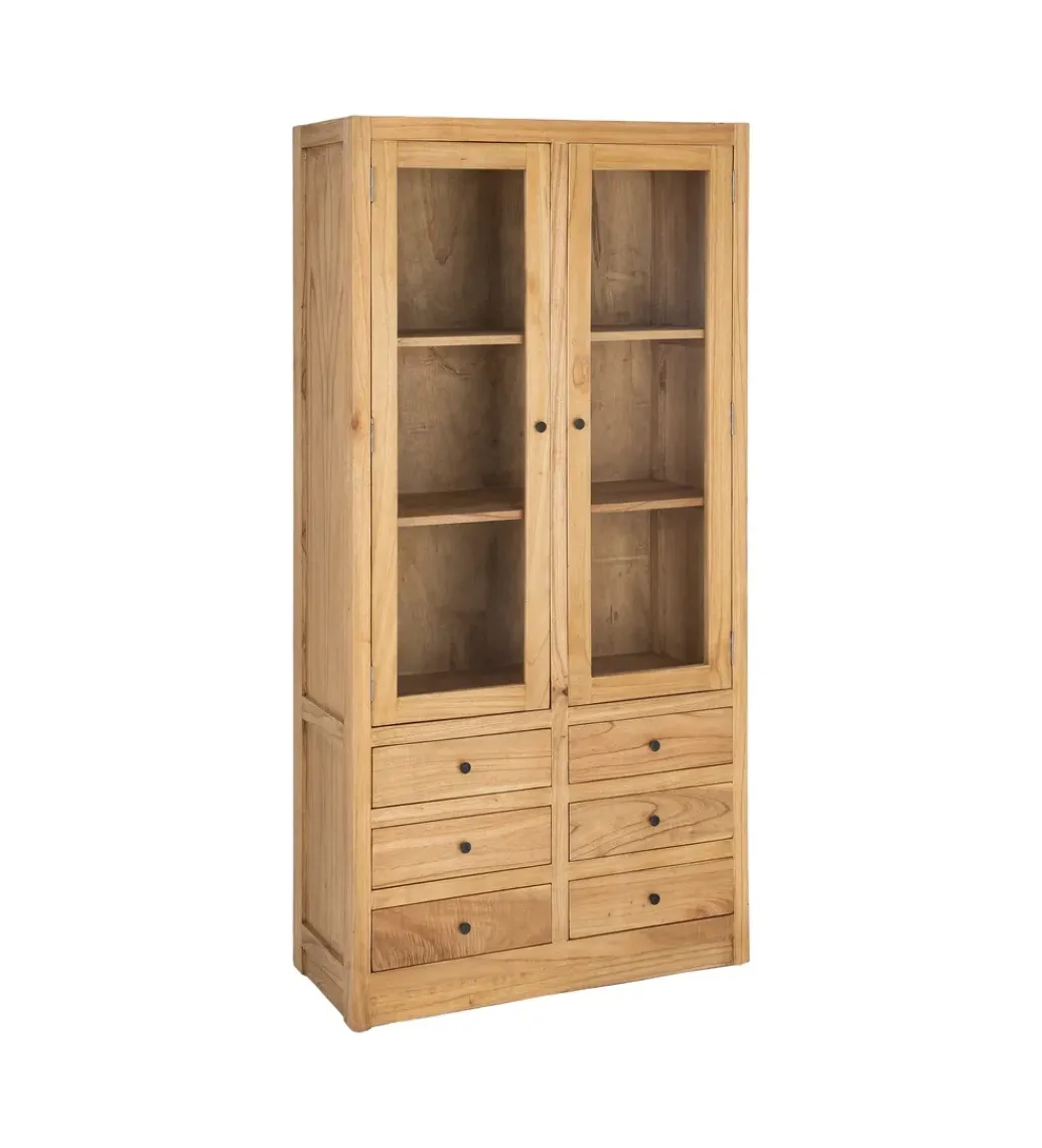 Witryna OMENTA 180 cm drewno mindi naturalna*Zona-Design Discount