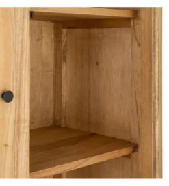 Witryna OMENTA 180 cm drewno mindi naturalna*Zona-Design Discount