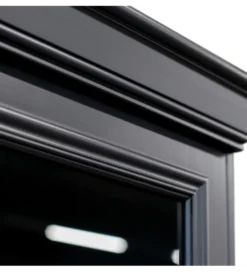 Witryna ORGANIZE 215 cm drewno sosna czarny mat*WOOOD Online