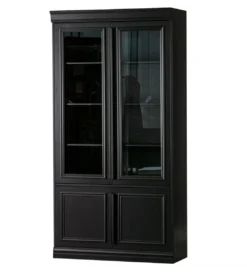 Witryna ORGANIZE 215 cm drewno sosna czarny mat*WOOOD Online