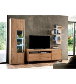 Witryna PORTLAND 64 cm lewostronna dębowa*MCA Outlet