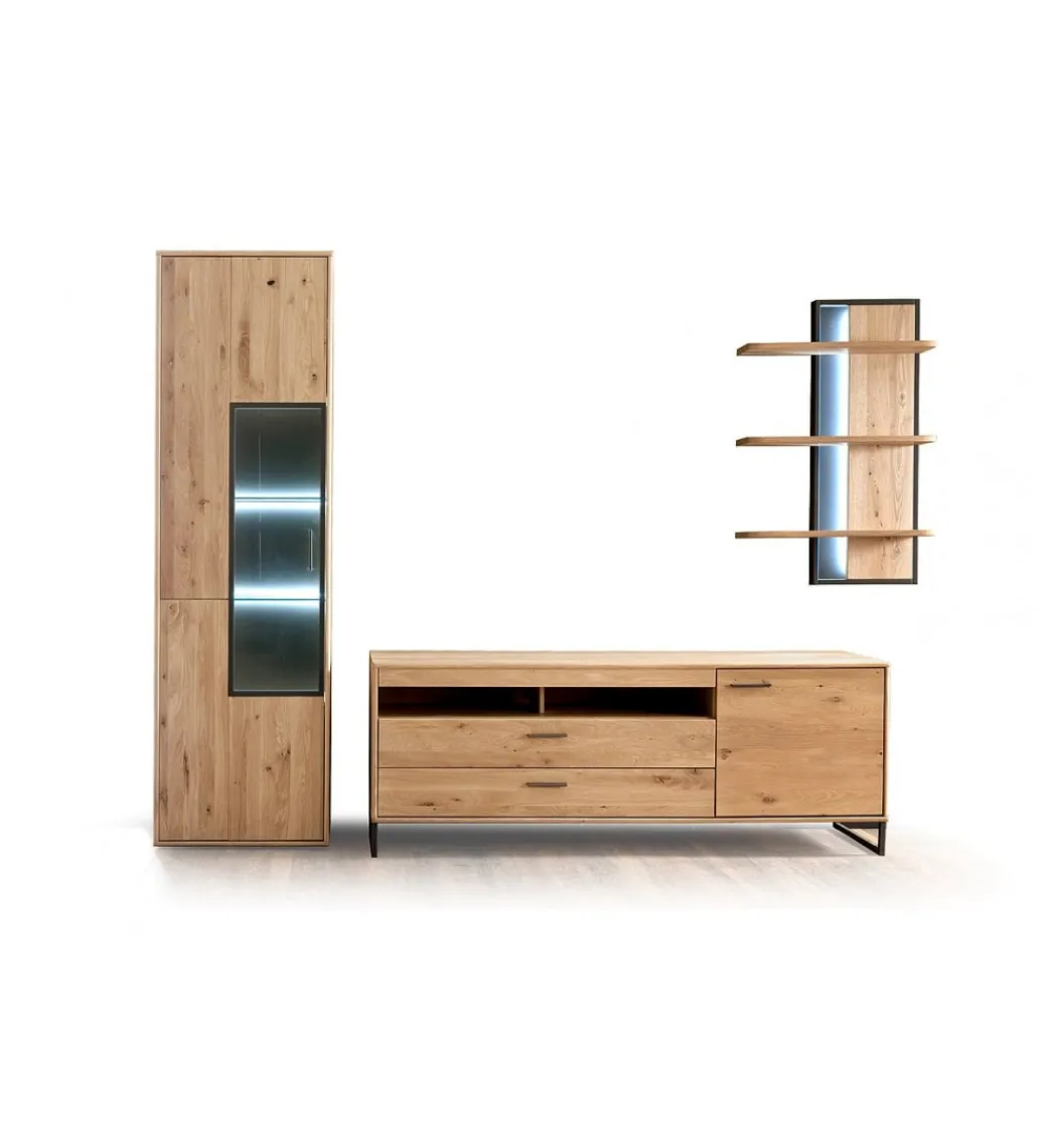 Witryna PORTLAND 64 cm lewostronna dębowa*MCA Outlet