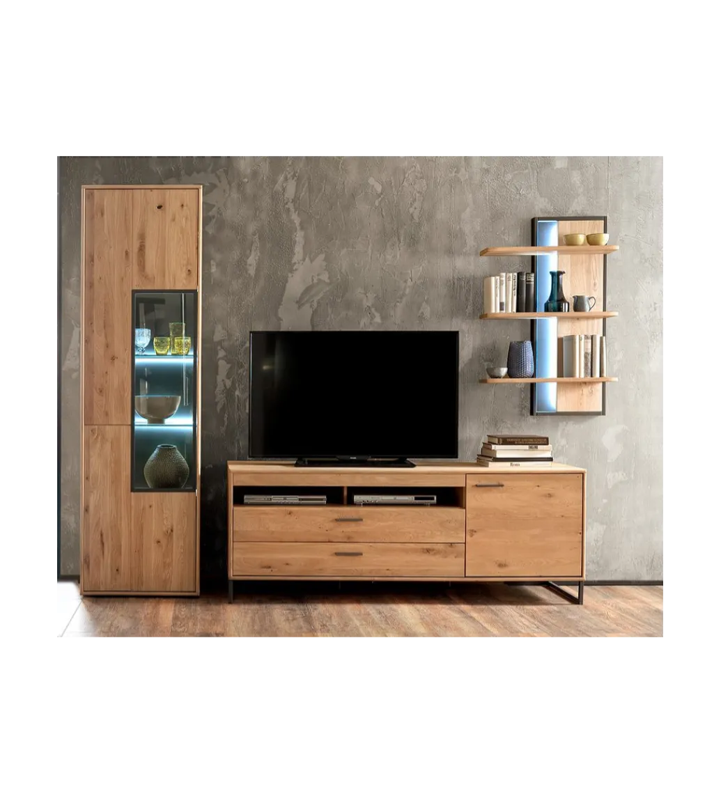 Witryna PORTLAND 64 cm lewostronna dębowa*MCA Outlet