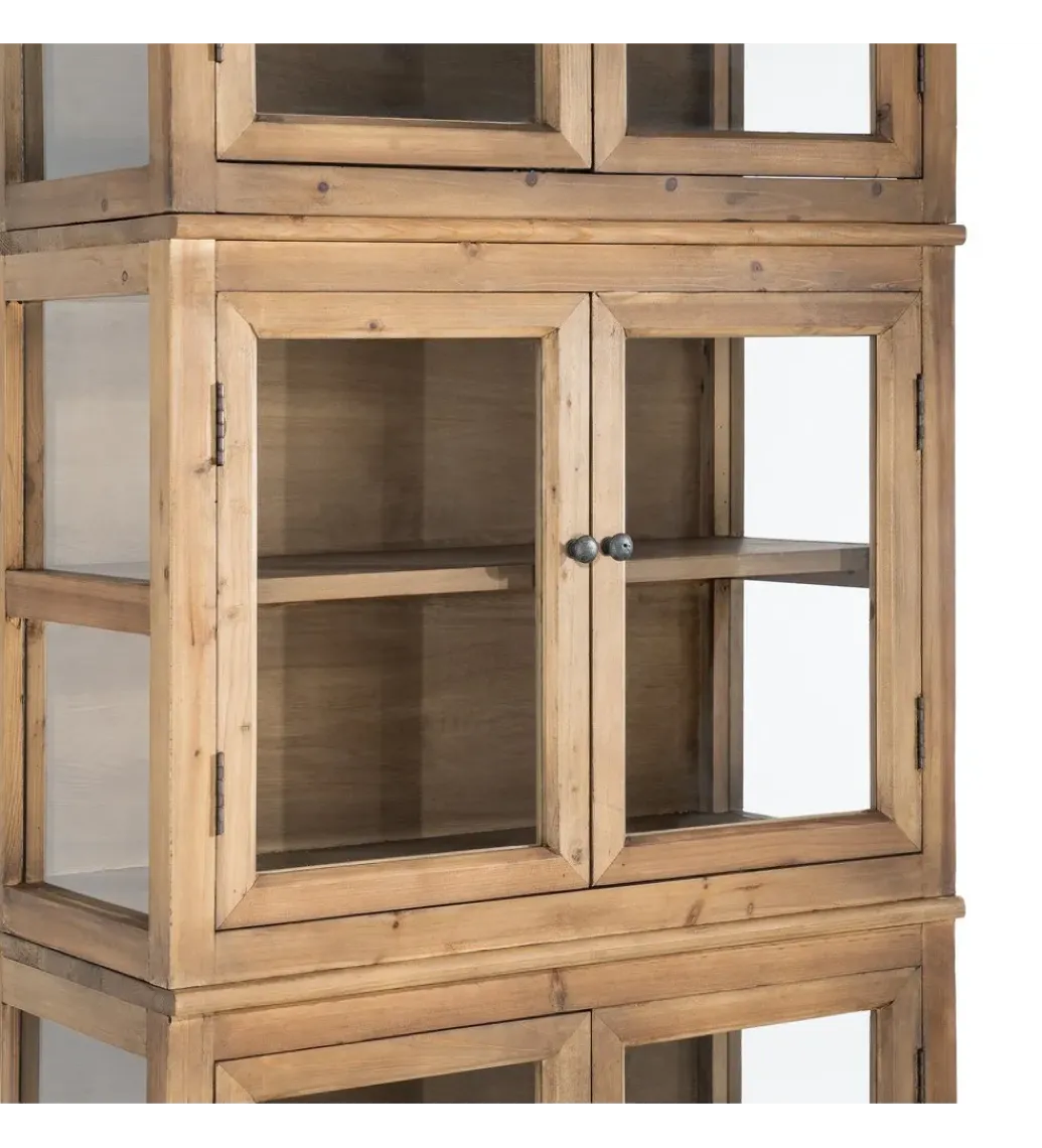 Witryna RECDANICO 201 x 80 cm naturalna*Zona-Design New