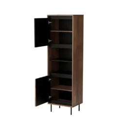Witryna SWING 53 cm w optyce orzecha*Halmar Outlet