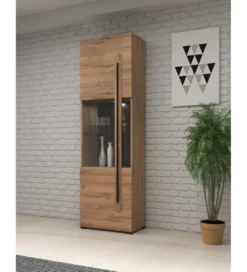 Witryna TULSA 60 cm w optyce dąb Grandson*Helvetia Best