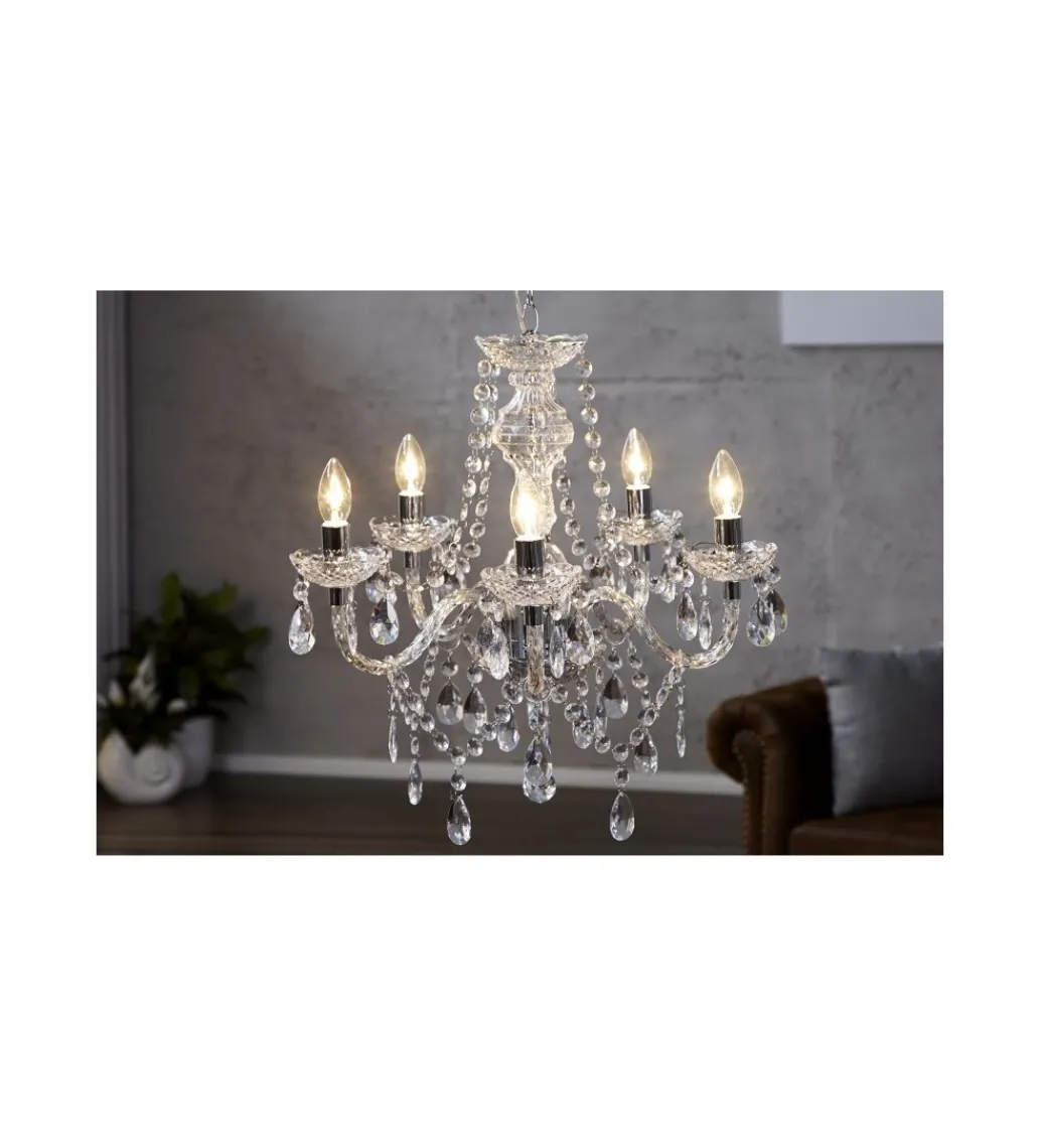 Żyrandol kryształowy Karat clear*Invicta Interior New
