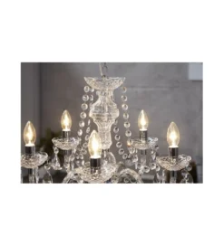 Żyrandol kryształowy Karat clear*Invicta Interior New