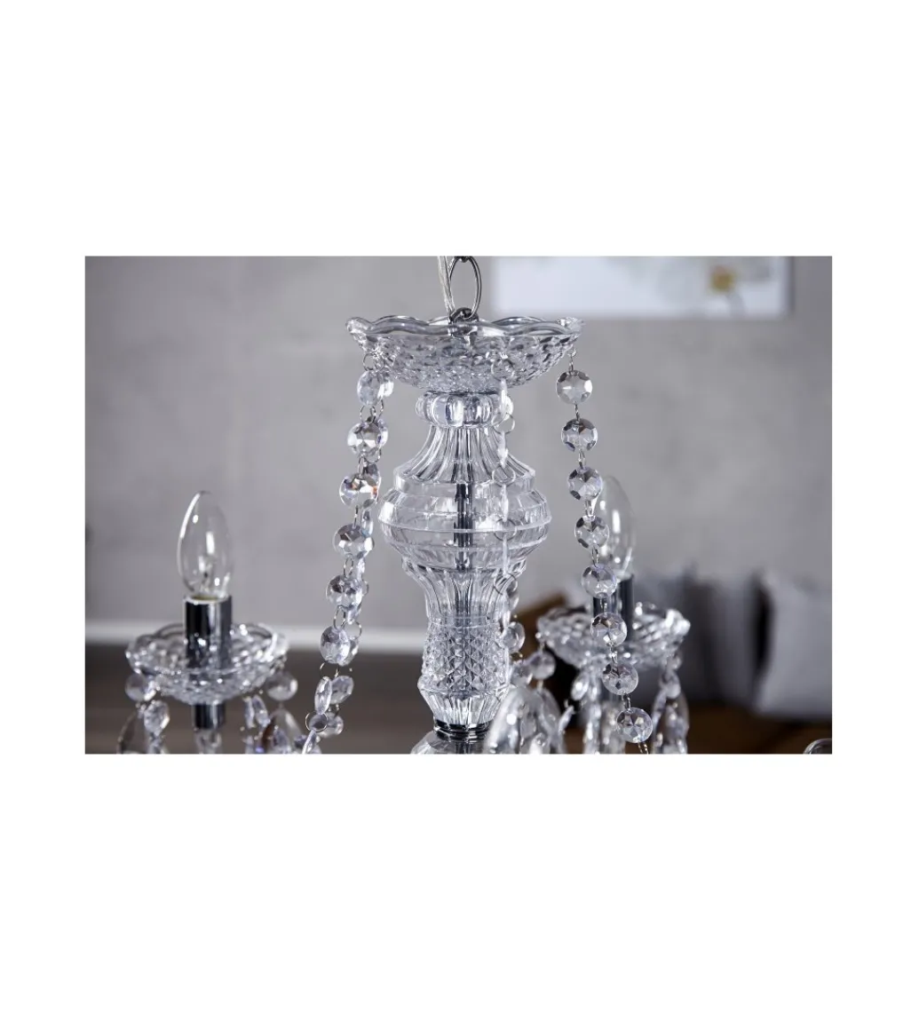 Żyrandol kryształowy Karat clear*Invicta Interior New