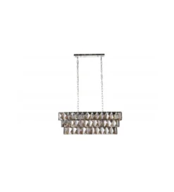 Żyrandol kryształowy PERAL 88 cm szary*Invicta Interior Best