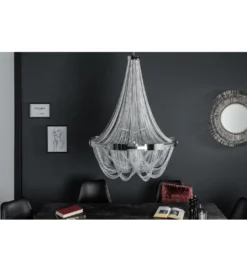 Żyrandol Royal 70 cm srebrny*Invicta Interior Discount