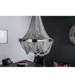 Żyrandol Royal 70 cm srebrny*Invicta Interior Discount
