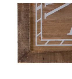 Zegar DOKAPO 60 cm drewno jodłowe*Zona-Design