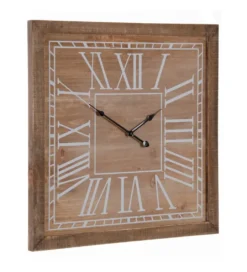 Zegar DOKAPO 60 cm drewno jodłowe*Zona-Design