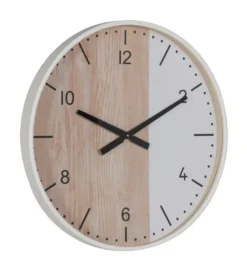 Zegar KUMINA 60 cm naturalny biały*Zona-Design Discount
