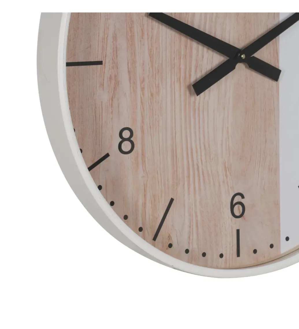 Zegar KUMINA 60 cm naturalny biały*Zona-Design Discount