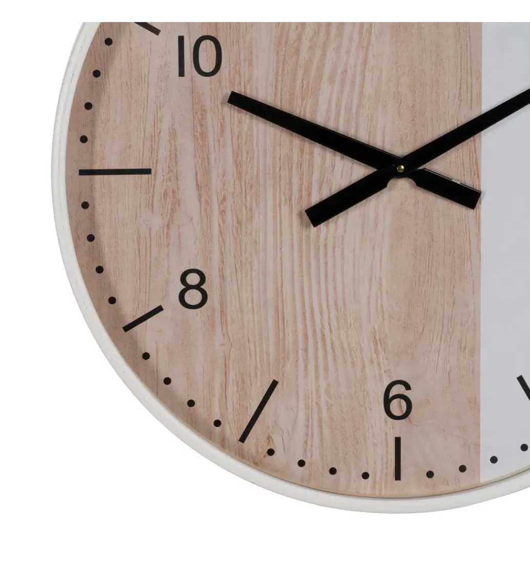 Zegar KUMINA 60 cm naturalny biały*Zona-Design Discount