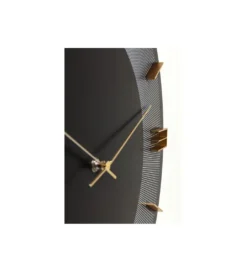 Zegar Leonardo 49 cm czarny*KDesign