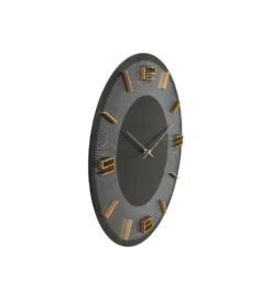 Zegar Leonardo 49 cm czarny*KDesign