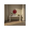 Zegar LEONARDO 49 cm czerwony złoty*KDesign Best