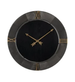 Zegar wiszący NOMATE 80 cm czarny*Zona-Design Best