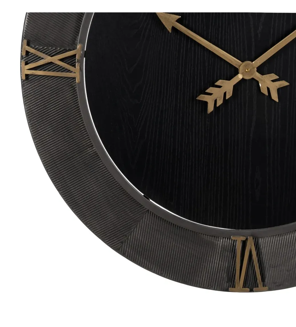 Zegar wiszący NOMATE 80 cm czarny*Zona-Design Best